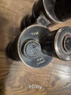 WW2 German Kriegsmarine 7x50 binoculars, beh for E. Leitz Wetzlar, U-Boat