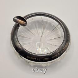 WW2 German Kriegsmarine 835 Silver & Cut Crystal Ashtray Admiral Norwegen 9