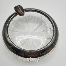 WW2 German Kriegsmarine 835 Silver & Cut Crystal Ashtray Admiral Norwegen 9