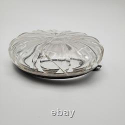 WW2 German Kriegsmarine 835 Silver & Cut Crystal Ashtray Admiral Norwegen 9