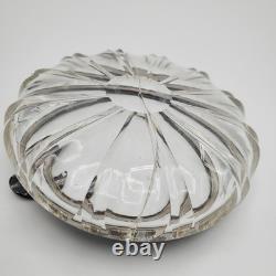 WW2 German Kriegsmarine 835 Silver & Cut Crystal Ashtray Admiral Norwegen 9