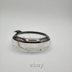 WW2 German Kriegsmarine 835 Silver & Cut Crystal Ashtray Admiral Norwegen 9