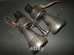 WW2 German Kriegsmarine 8x60 LEITZ U-BOAT COMMANDER BINOCULARS PERFECT