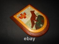 WW2 German Kriegsmarine AWARD / PRESENTATION SHIELD BRANDENBURG NICE