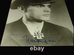 WW2 German Kriegsmarine Autograph KKPT REINHARD HARDEGEN SIGNED PHOTO CARD