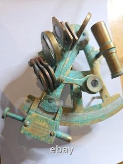 WW2 German Kriegsmarine Brass Sextant Hellmuth Strobe, Köln 1942 Naval Navigate