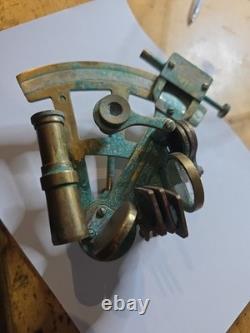 WW2 German Kriegsmarine Brass Sextant Hellmuth Strobe, Köln 1942 Naval Navigate