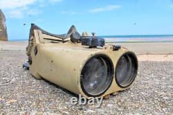 WW2 German Kriegsmarine Coastal Defence 12x60 optics, Tan colour, good