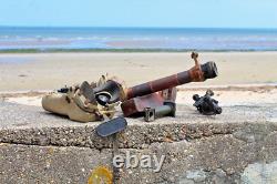 WW2 German Kriegsmarine Coastal Defence 12x60 optics, Tan colour, good