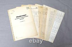 WW2 German Kriegsmarine Document Group. GD984