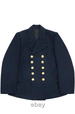 WW2 German Kriegsmarine EM navy blue wool PEA tunic jacket