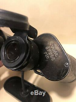 WW2 German Kriegsmarine Flip Top rln Zeiss 7 x 50 Binoculars Outstanding