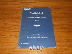 WW2 German Kriegsmarine Funklehrbuch RADIO TRAINING MANUAL 1939 NICE