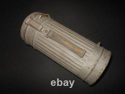 WW2 German Kriegsmarine Gasmaske Blechbüchse M38 GAS MASK CANISTER SUPERB