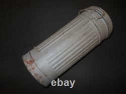 WW2 German Kriegsmarine Gasmaske Blechbüchse M38 GAS MASK CANISTER SUPERB