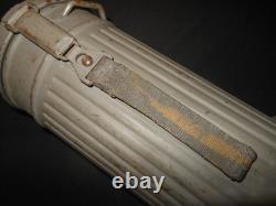 WW2 German Kriegsmarine Gasmaske Blechbüchse M38 GAS MASK CANISTER SUPERB