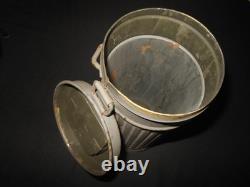WW2 German Kriegsmarine Gasmaske Blechbüchse M38 GAS MASK CANISTER SUPERB