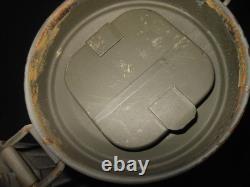 WW2 German Kriegsmarine Gasmaske Blechbüchse M38 GAS MASK CANISTER SUPERB