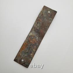 WW2 German Kriegsmarine Gewehrmunitionskammer Brass Sign Plate III 8.4 Original