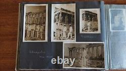 WW2 German Kriegsmarine Greece Photo Album, White Summer Uniforms, Parthenon