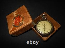WW2 German Kriegsmarine JUNGHANS TORPEDO TIMING STOPWATCH BOXED NOS