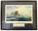 WW2 German Kriegsmarine KM Bismarck Robert Taylor Signed Framed Print 27 x 22