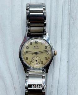 WW2 German Kriegsmarine KM SELZA Military Watch Cal. Selza 06 Mechanical Vintage