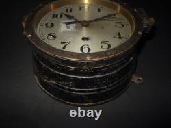 WW2 German Kriegsmarine Kieninger & Obergfell U-BOAT & SHIP CLOCK VERY NICE
