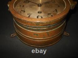 WW2 German Kriegsmarine Kieninger & Obergfell U-BOAT & SHIP CLOCK VERY NICE