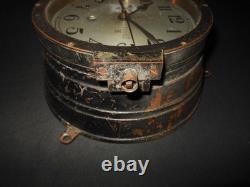 WW2 German Kriegsmarine Kieninger & Obergfell U-BOAT & SHIP CLOCK VERY NICE