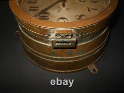 WW2 German Kriegsmarine Kieninger & Obergfell U-BOAT & SHIP CLOCK VERY NICE