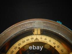 WW2 German Kriegsmarine Kompassbünn SHIP BINNACLE COMPASS 1940 VERY RARE