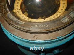 WW2 German Kriegsmarine Kompassbünn SHIP BINNACLE COMPASS 1940 VERY RARE