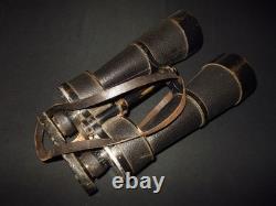 WW2 German Kriegsmarine Leitz D. F. 12x60 NAVAL ISSUE BINOCULARS 1917 REISSUE