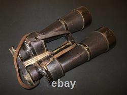 WW2 German Kriegsmarine Leitz D. F. 12x60 NAVAL ISSUE BINOCULARS 1917 REISSUE
