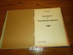WW2 German Kriegsmarine M. Dv. 847 NAVAL TECHNICAL & REGULATIONS MANUAL GROUP
