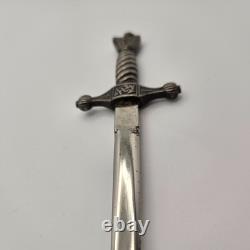 WW2 German Kriegsmarine Miniature Naval Dagger Letter Opener 8.25in Original