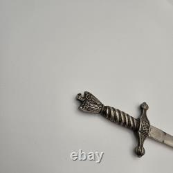 WW2 German Kriegsmarine Miniature Naval Dagger Letter Opener 8.25in Original