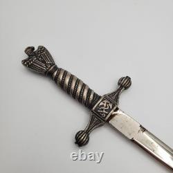 WW2 German Kriegsmarine Miniature Naval Dagger Letter Opener 8.25in Original