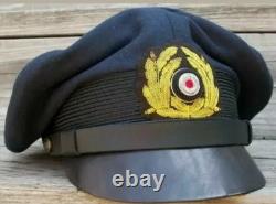 WW2 German Kriegsmarine NCO Crusher Cap Floppy Style Replica Hat