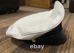 WW2 German Kriegsmarine NCO Crusher Cap White Floppy Style Visor Hat