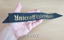 WW2 German Kriegsmarine NCO's Training School Tally Band for the Tellermutze Cap