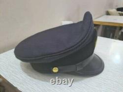 WW2 German Kriegsmarine Navy Naval Military Officers Visor Peak Hat Cap WWII