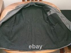 WW2 German Kriegsmarine Navy U-Boat Battleship Leather Coat Deck Jacket