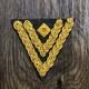 WW2 German Kriegsmarine Oberstabsgefreiter Coastal Artillery Sleeve Rank Patch