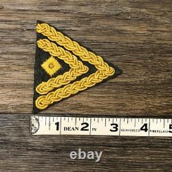 WW2 German Kriegsmarine Oberstabsgefreiter Coastal Artillery Sleeve Rank Patch