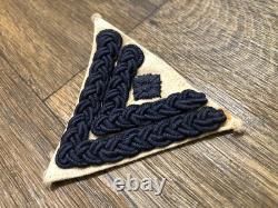 WW2 German Kriegsmarine Oberstabsgefreiter Sommeranzug White Sleeve Rank Patch