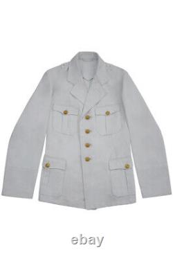 WW2 German Kriegsmarine Officer Summer white Jacket tunic 3XL