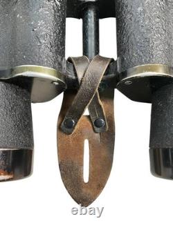 WW2 German Kriegsmarine Officers Binoculars 10 X 50 beh In Leather Case