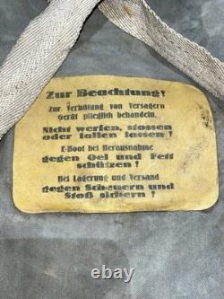 WW2 German Kriegsmarine Rubber Boat Pack Hull Backpack Rucksack Carrier
